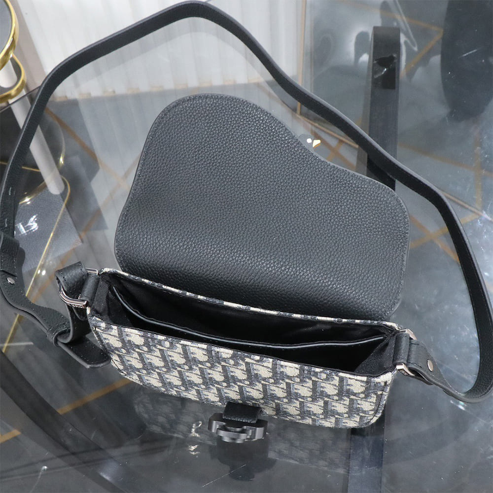 Dior Mini Saddle Messenger Bag with Flap