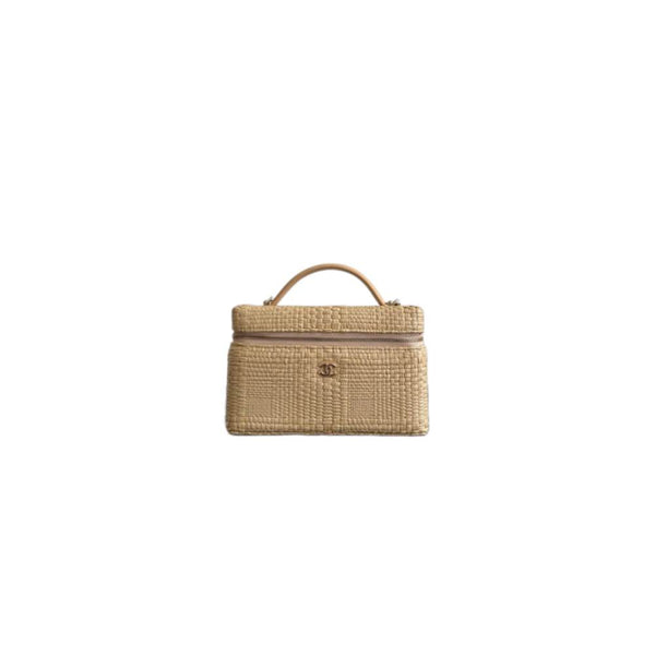 Chanel Small Vanity Raffia