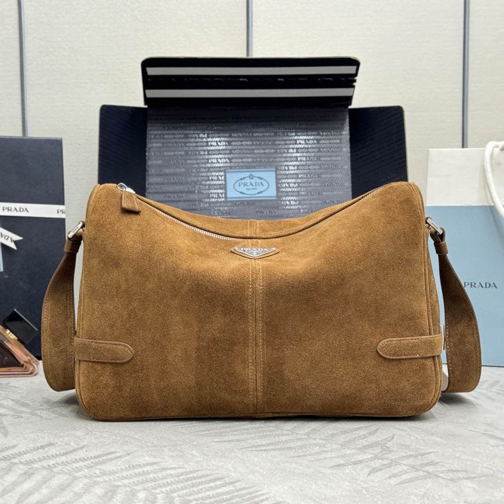 Prada Suede shoulder bag
