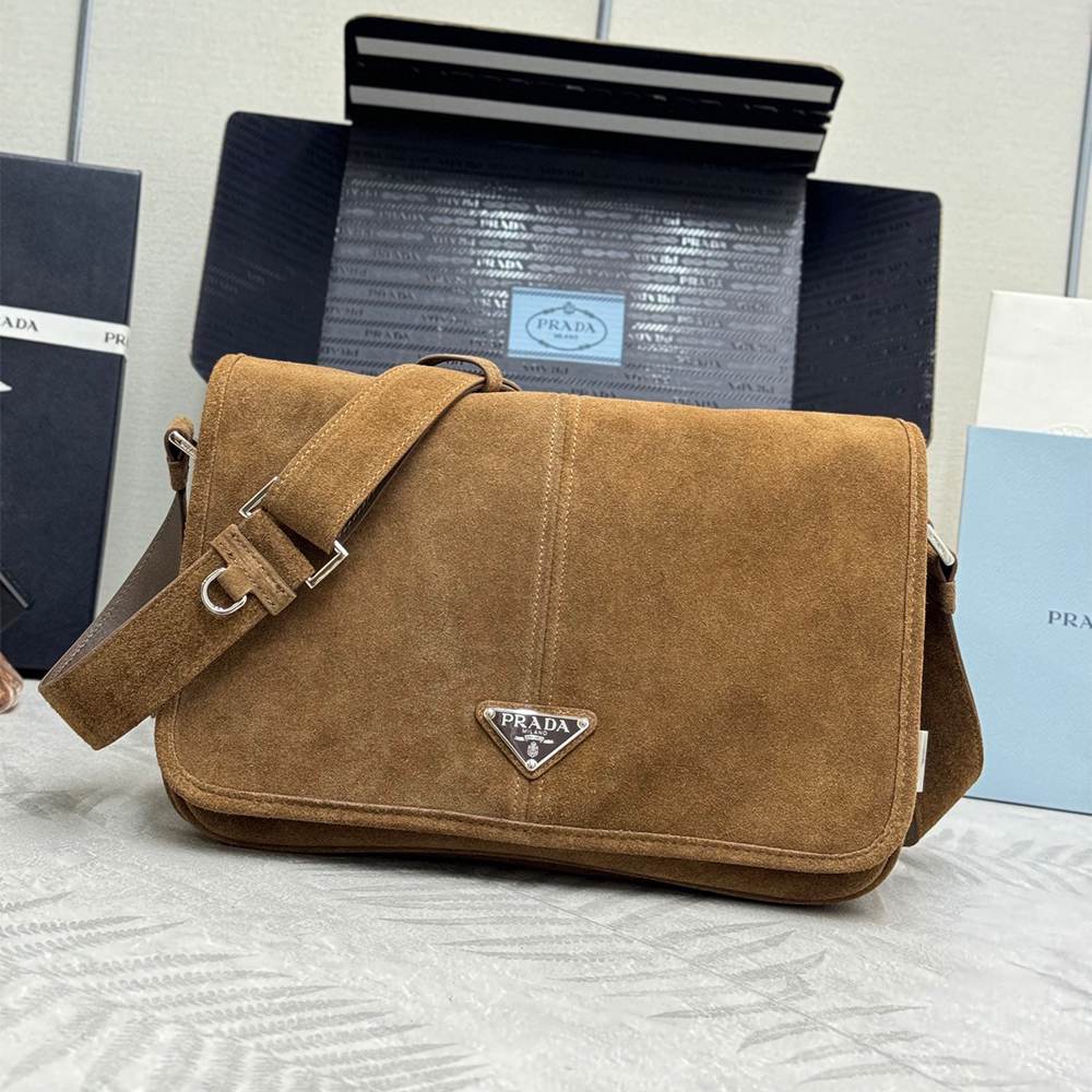 Prada Suede shoulder bag