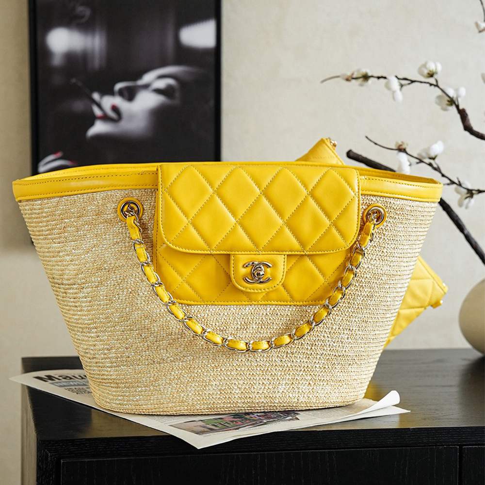 Chanel Large Shopping Beach