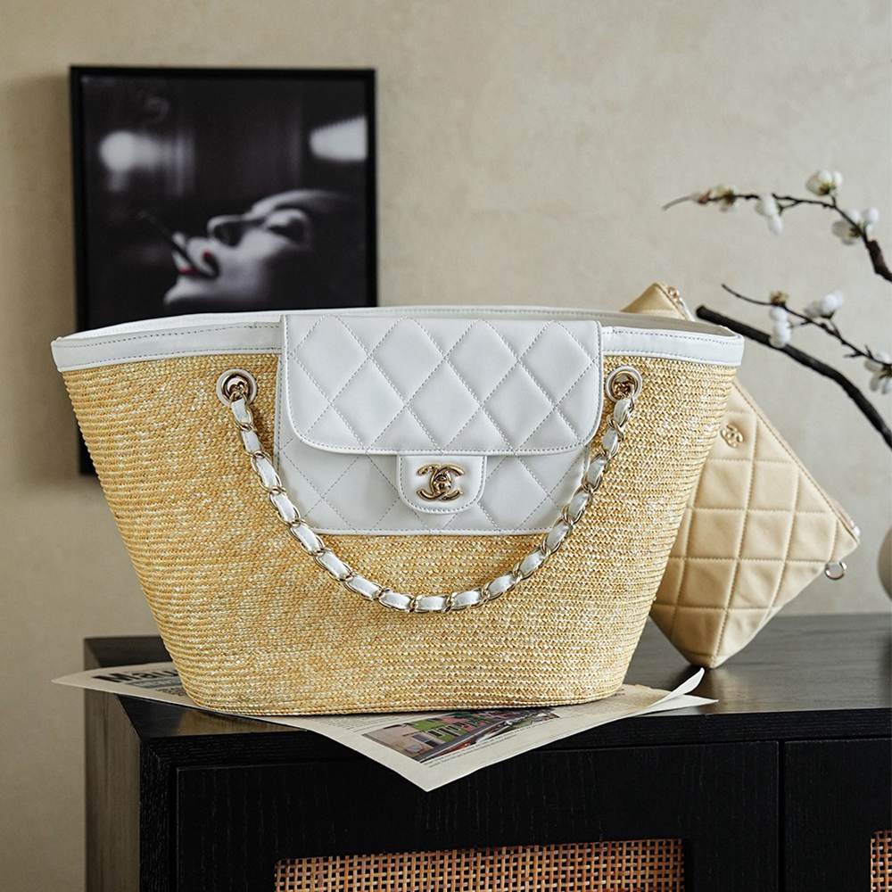 Chanel Large Shopping Beach