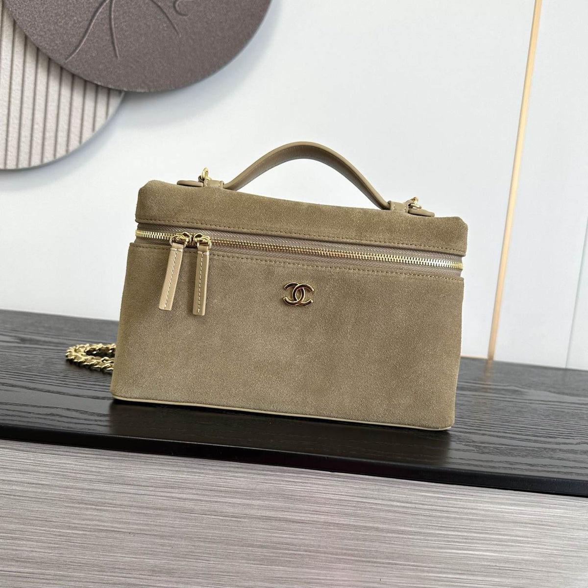 Chanel Large Vanity Suede