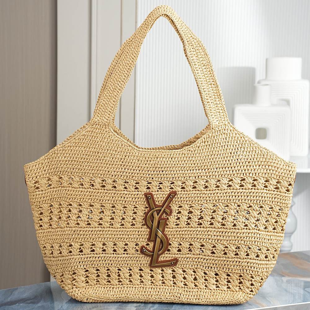 Ysl Icare in raffia