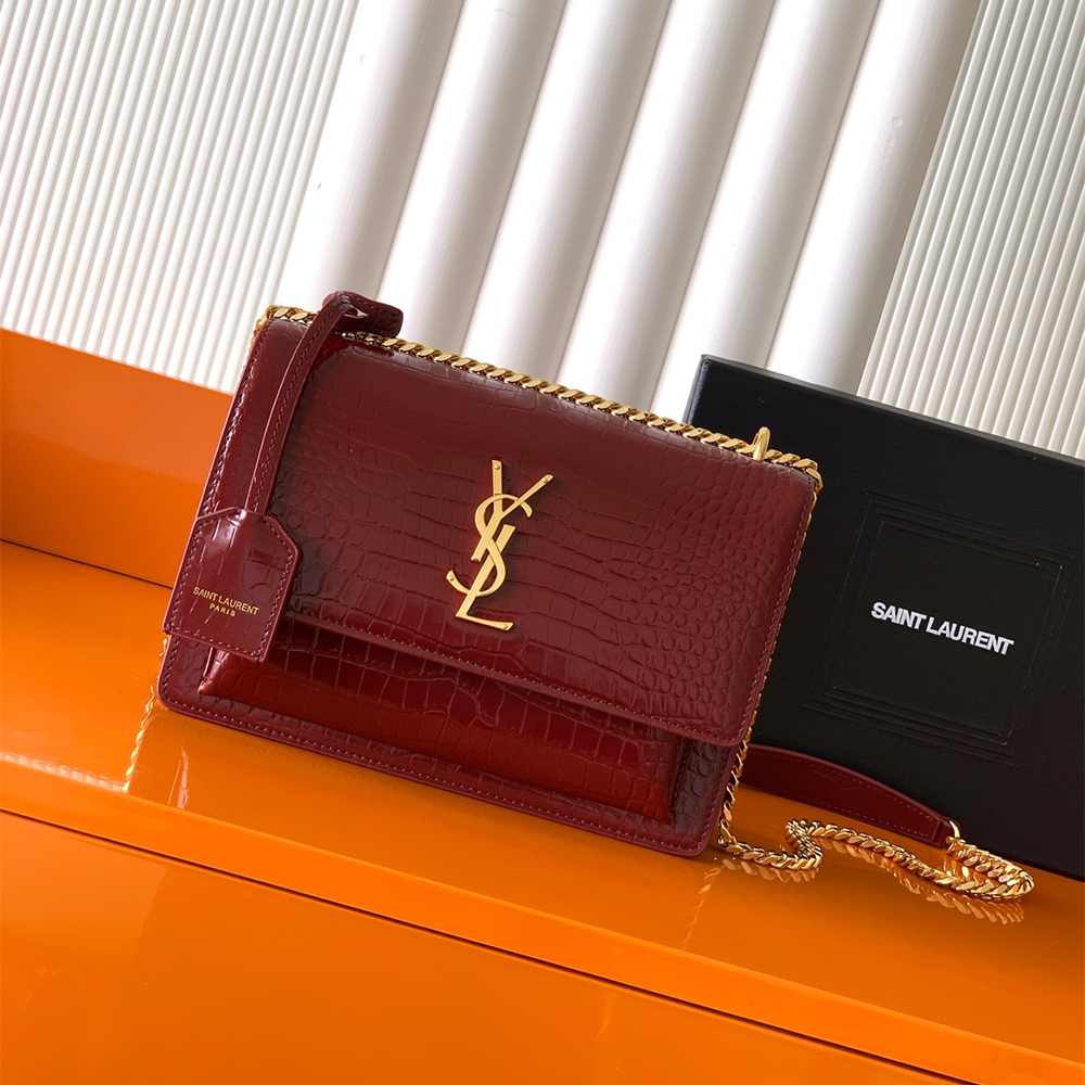Ysl Sunset Medium Crocco