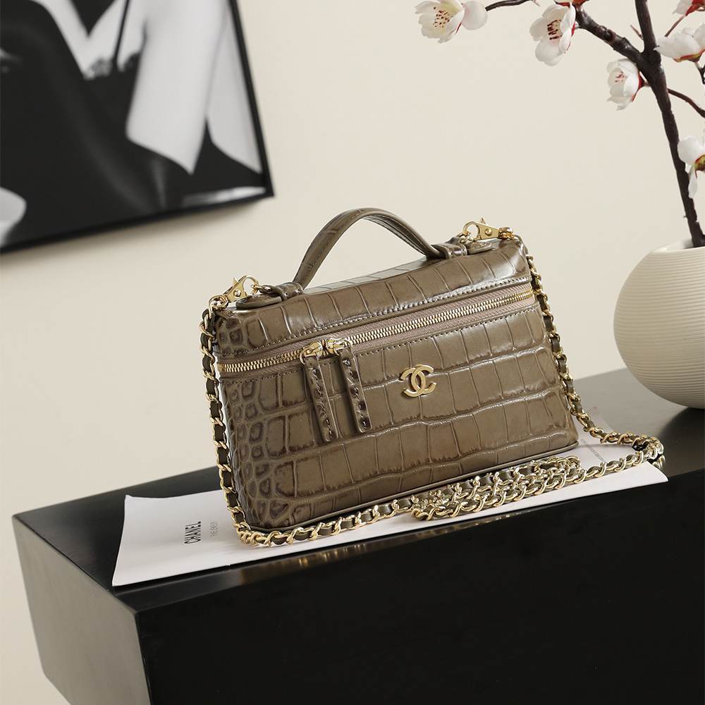 Chanel Small Vanity Crocco