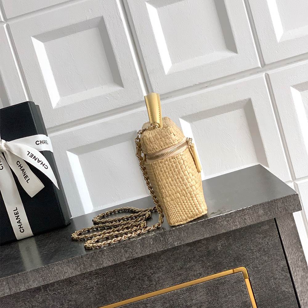 Chanel Small Vanity Raffia