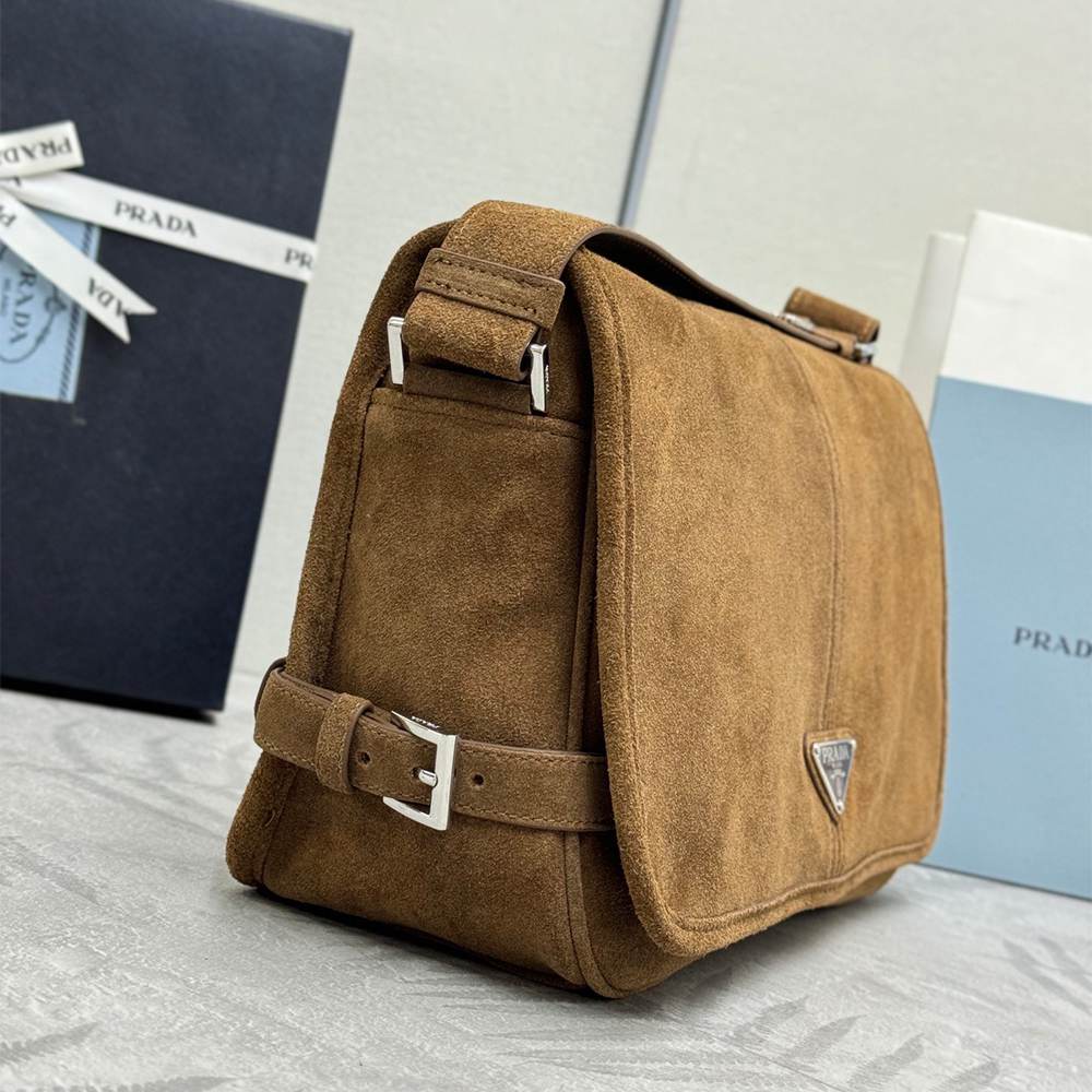 Prada Suede shoulder bag