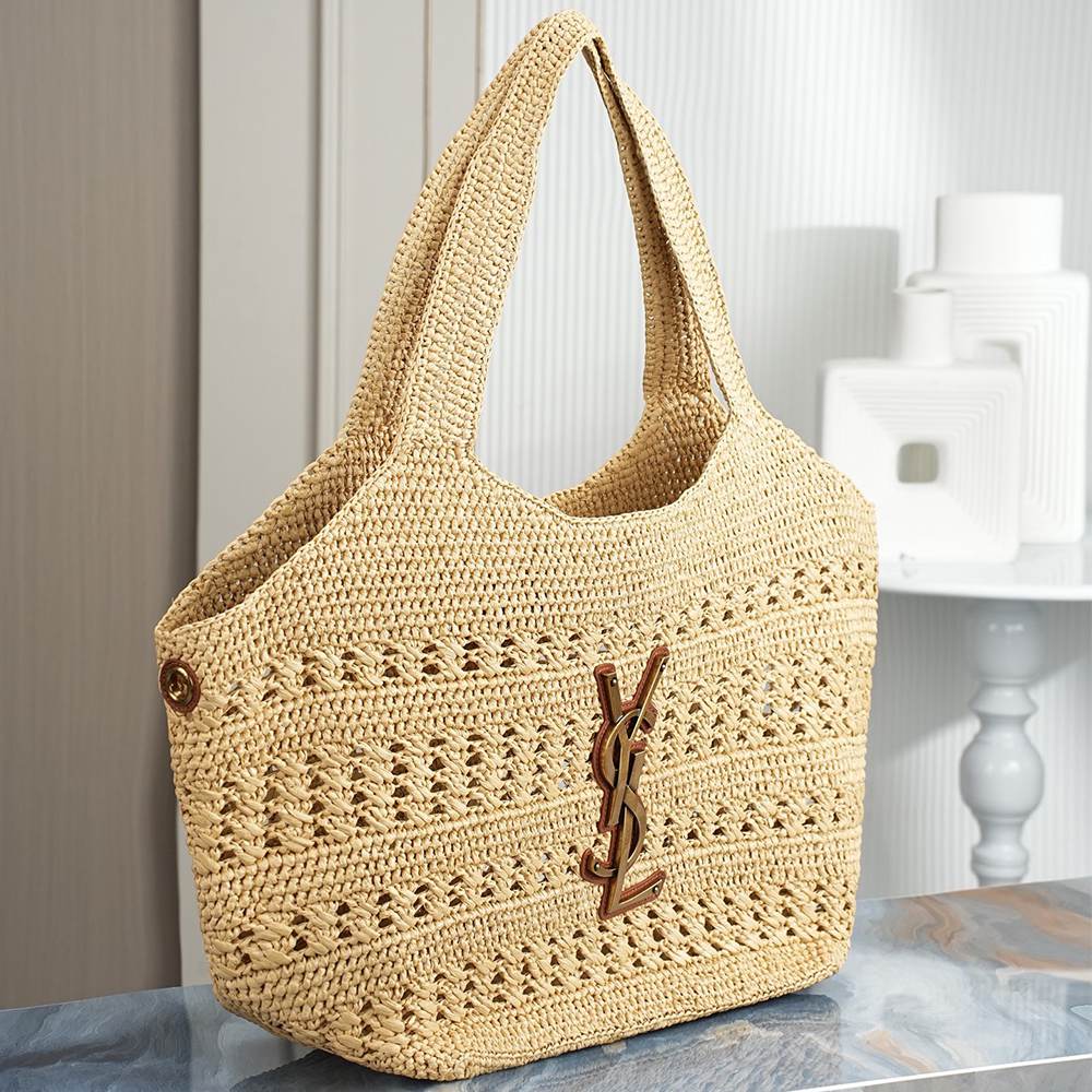 Ysl Icare in raffia