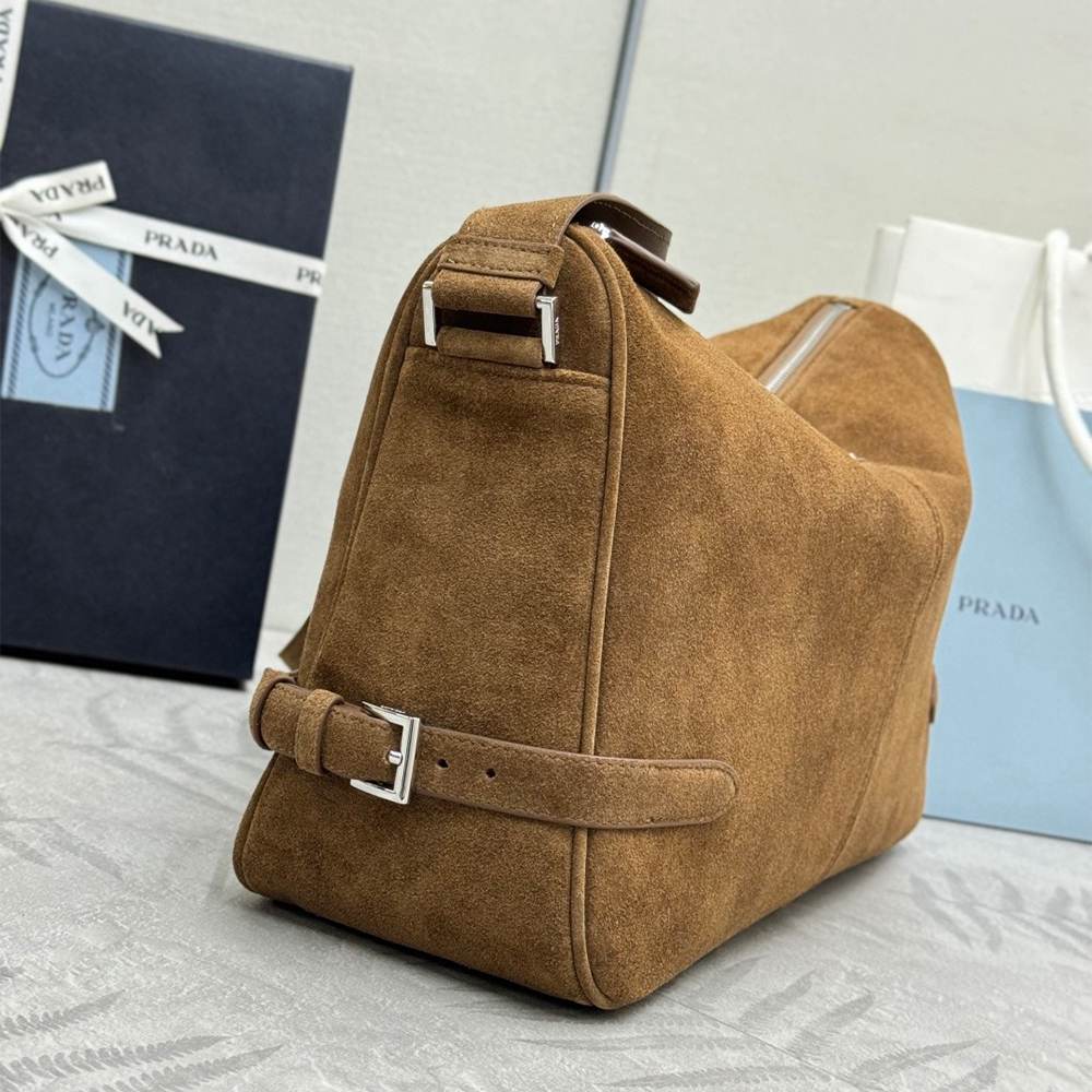 Prada Suede shoulder bag