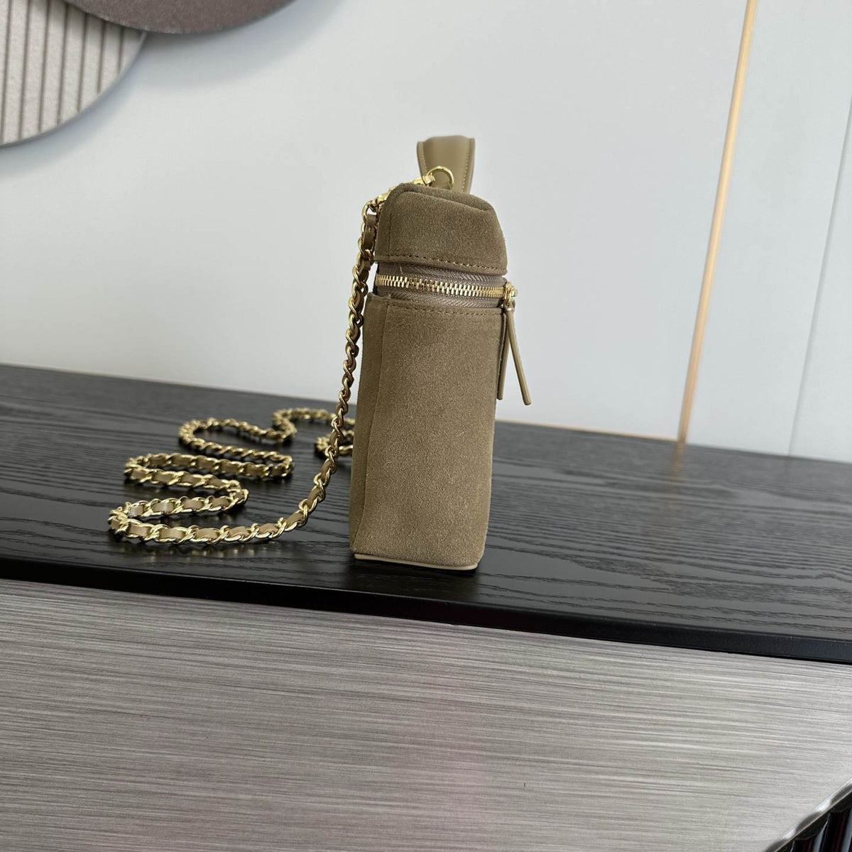 Chanel Large Vanity Suede