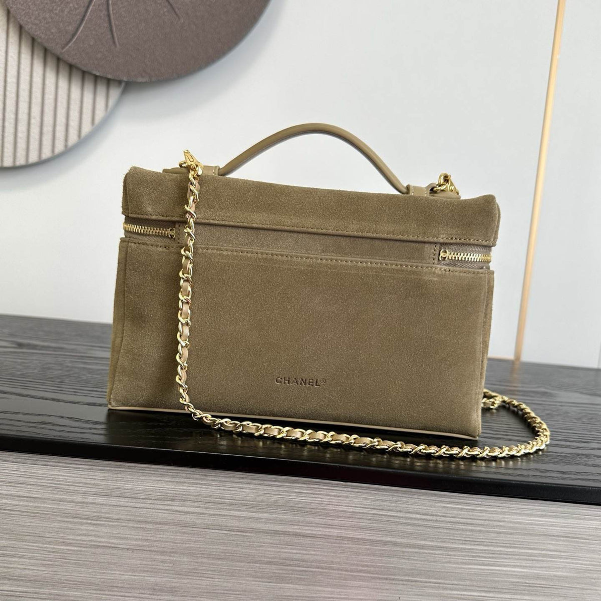 Chanel Large Vanity Suede