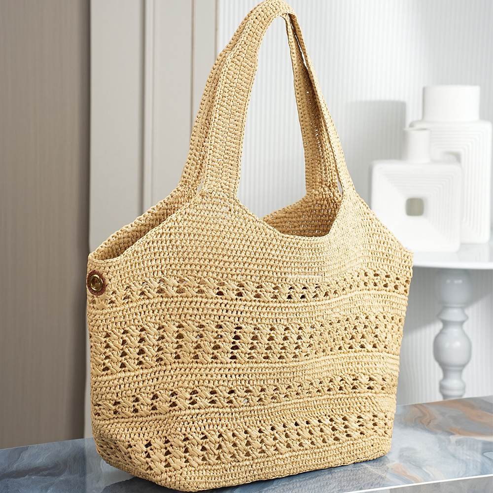 Ysl Icare in raffia