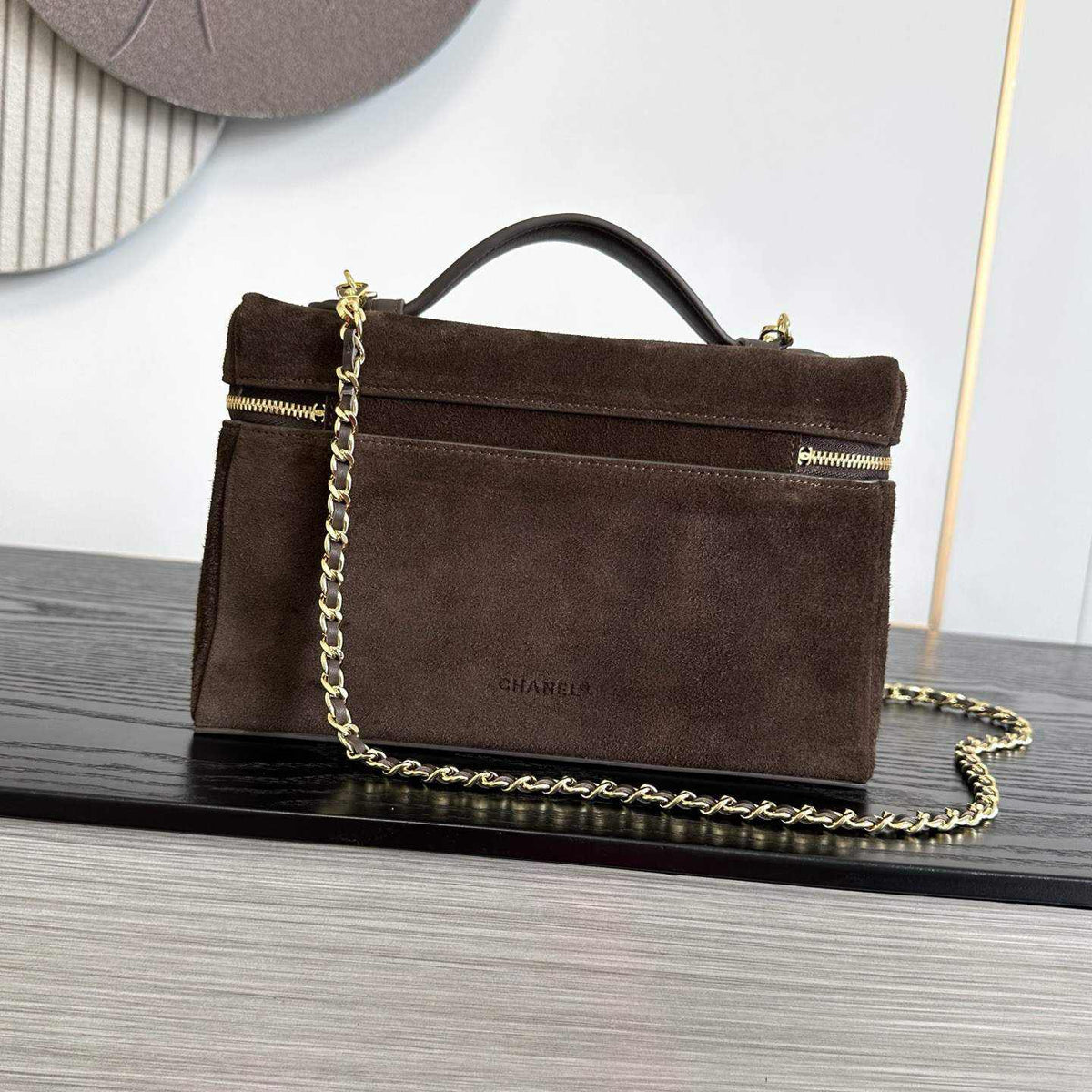 Chanel Large Vanity Suede