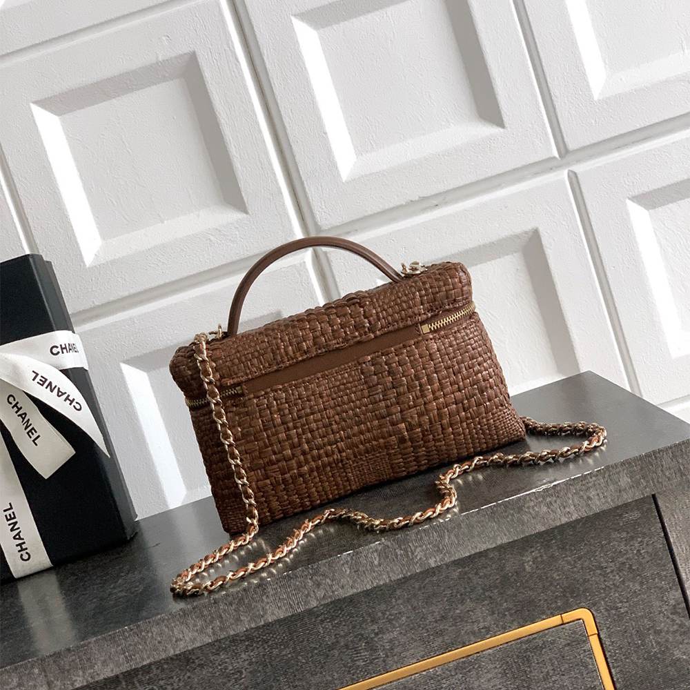 Chanel Small Vanity Raffia