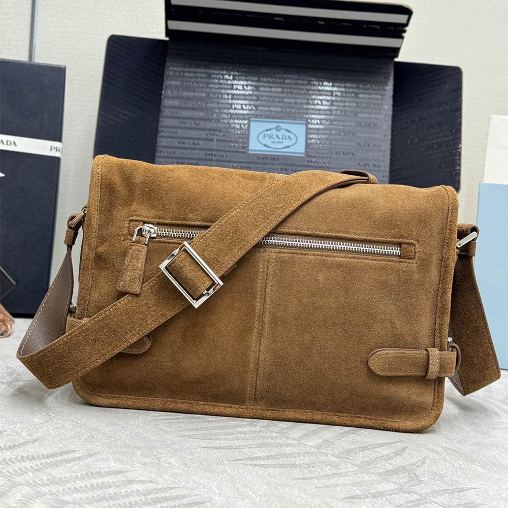 Prada Suede shoulder bag