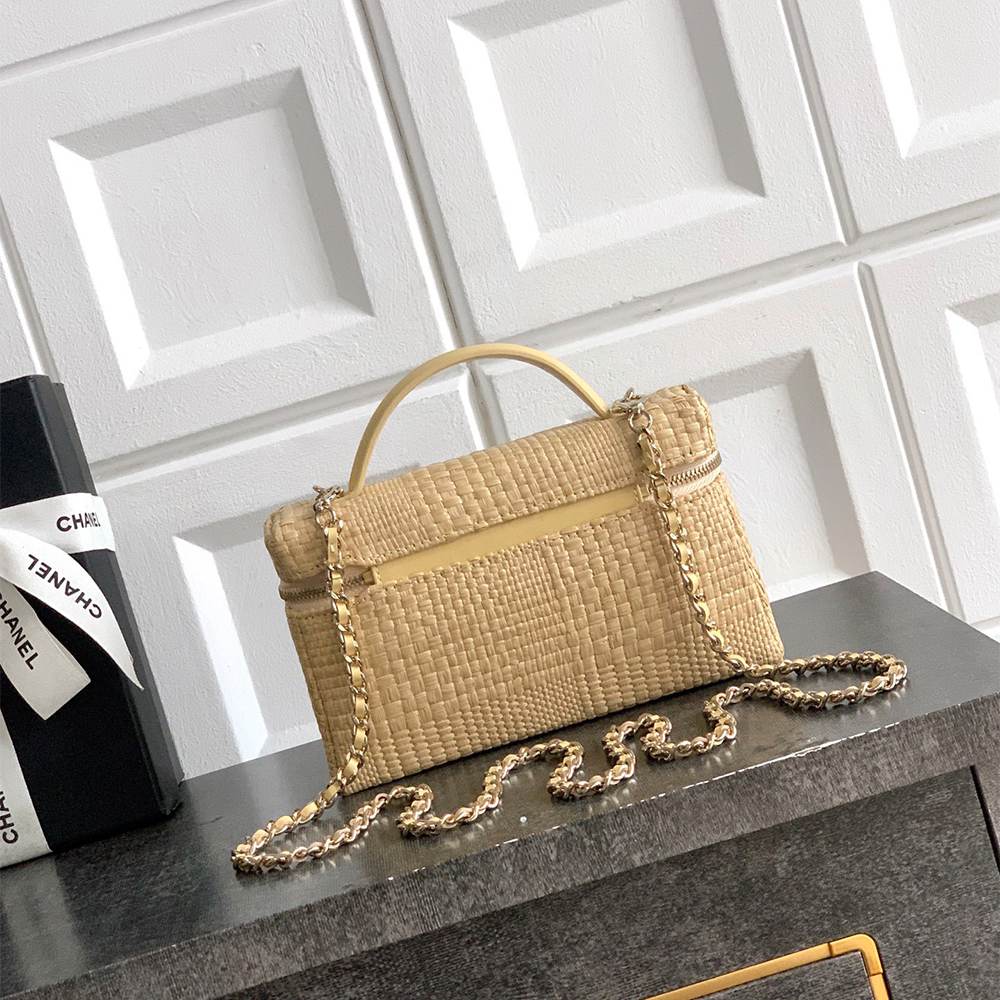 Chanel Small Vanity Raffia