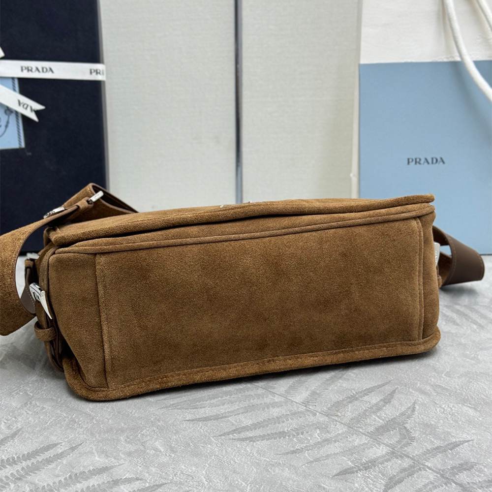 Prada Suede shoulder bag