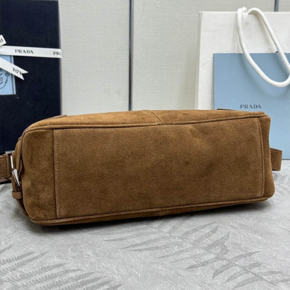 Prada Suede shoulder bag