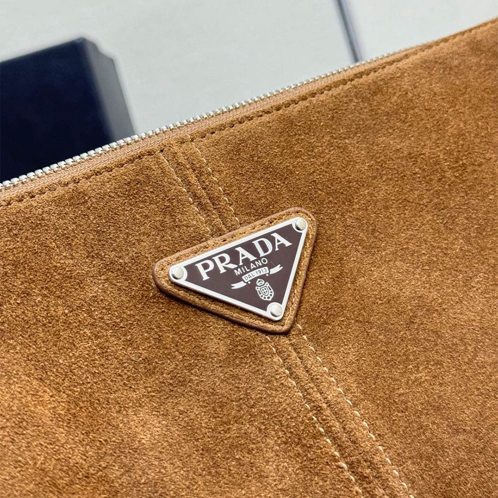 Prada Suede shoulder bag