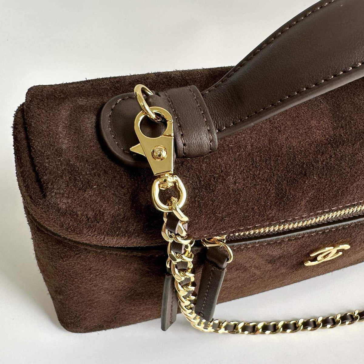 Chanel Large Vanity Suede