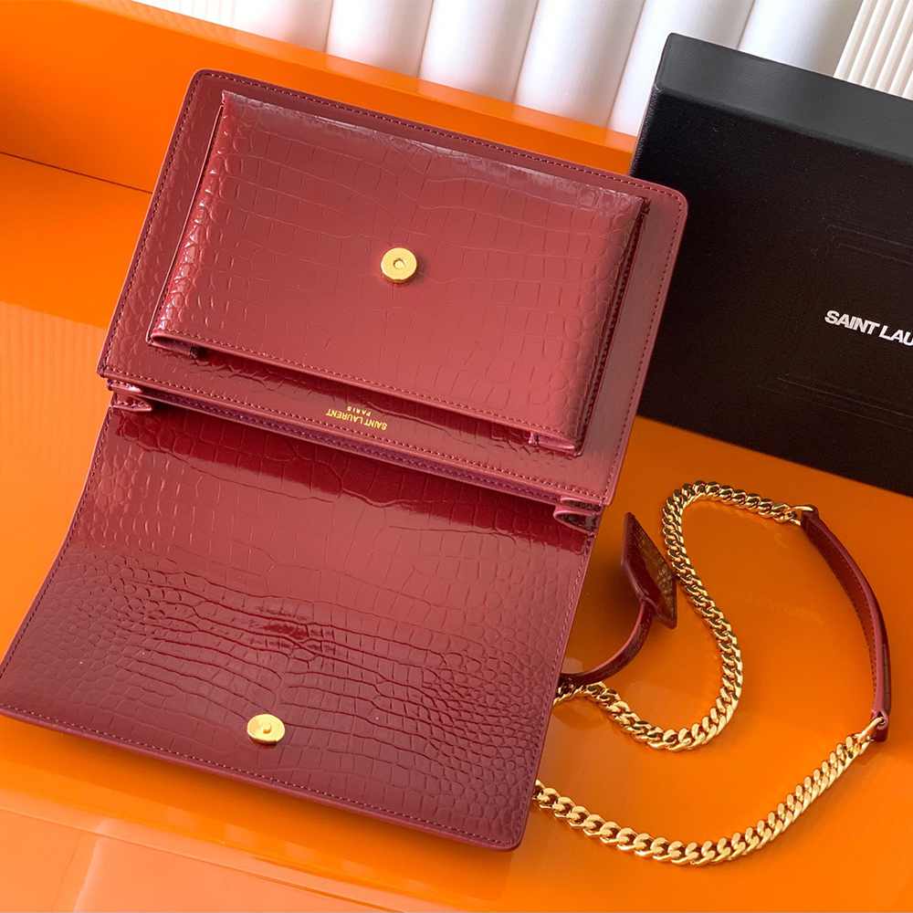 Ysl Sunset Medium Crocco