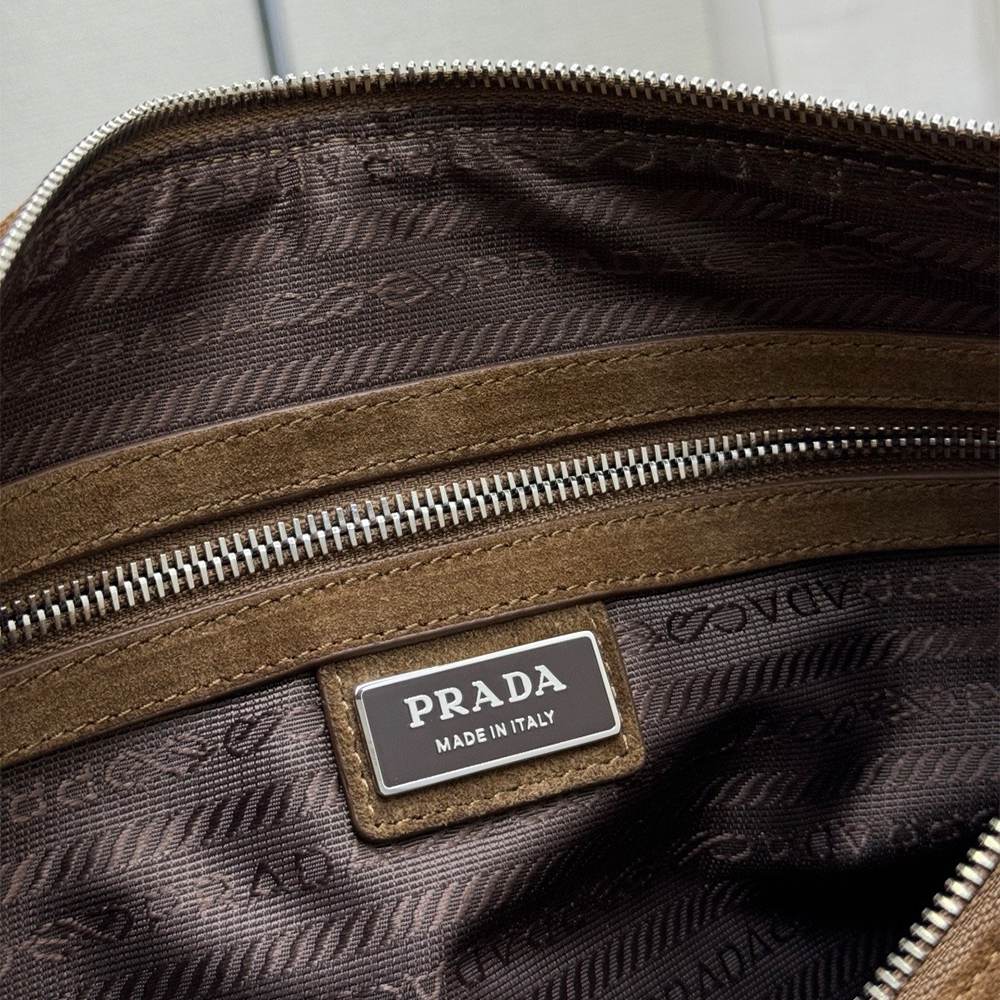 Prada Suede shoulder bag