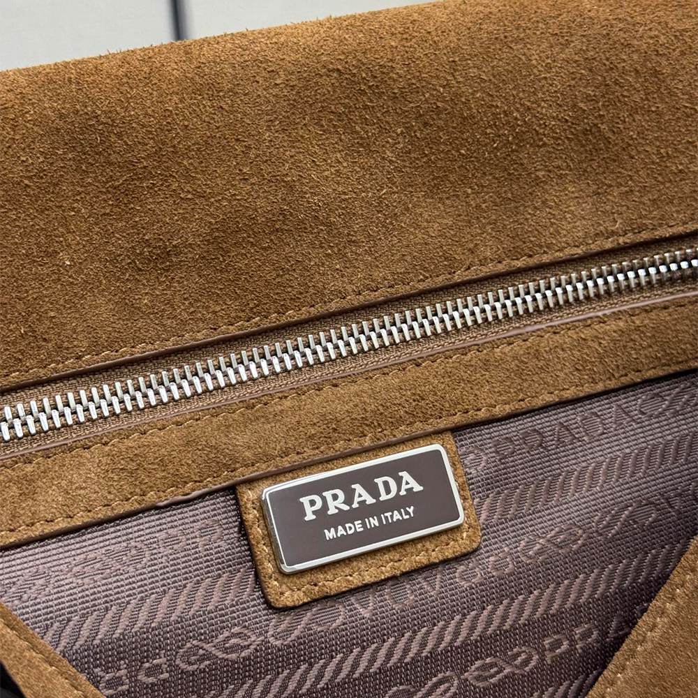 Prada Suede shoulder bag