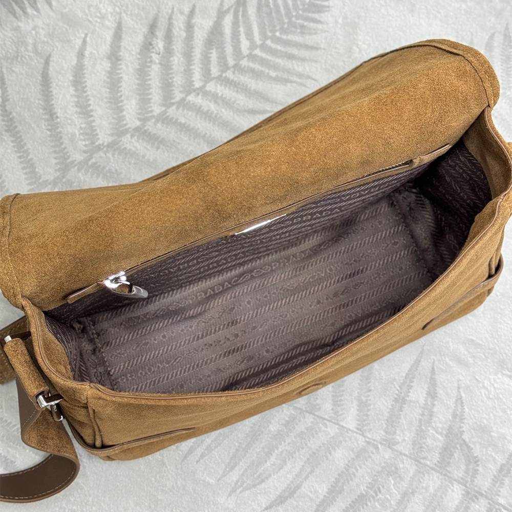 Prada Suede shoulder bag