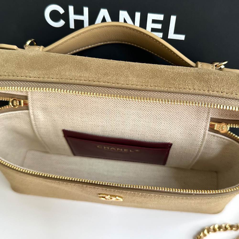 Chanel Large Vanity Suede