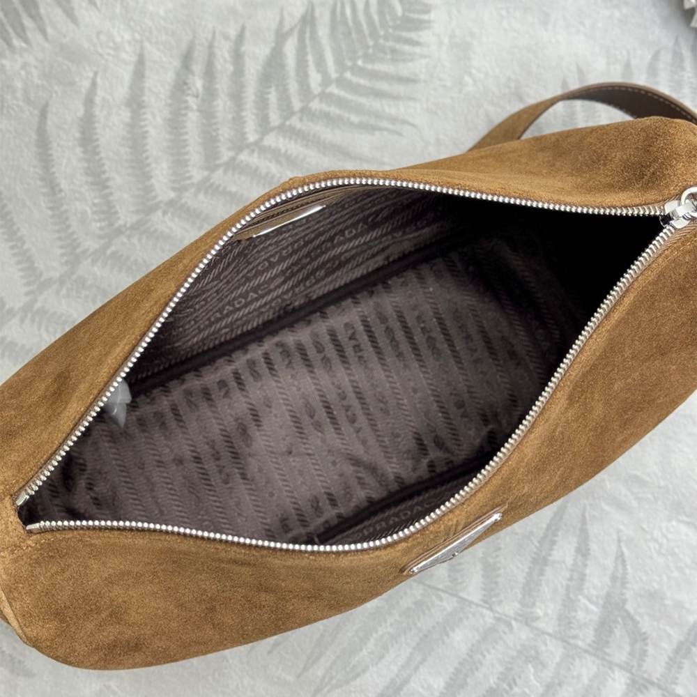 Prada Suede shoulder bag