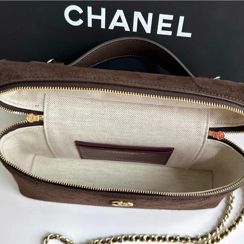 Chanel Large Vanity Suede