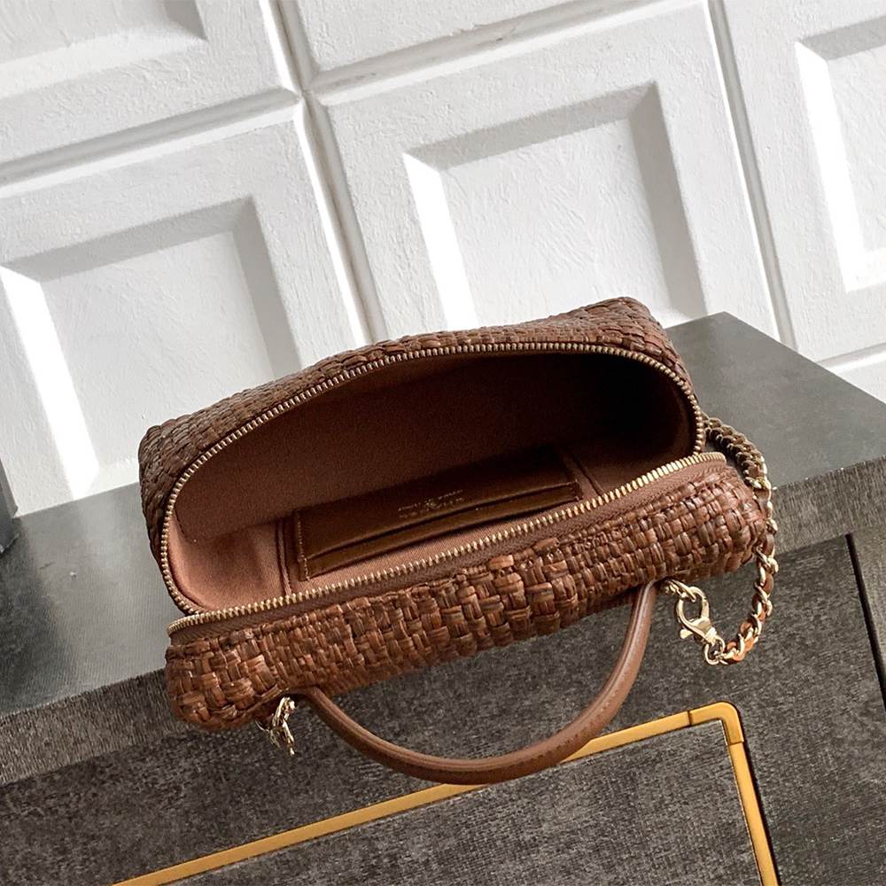 Chanel Small Vanity Raffia