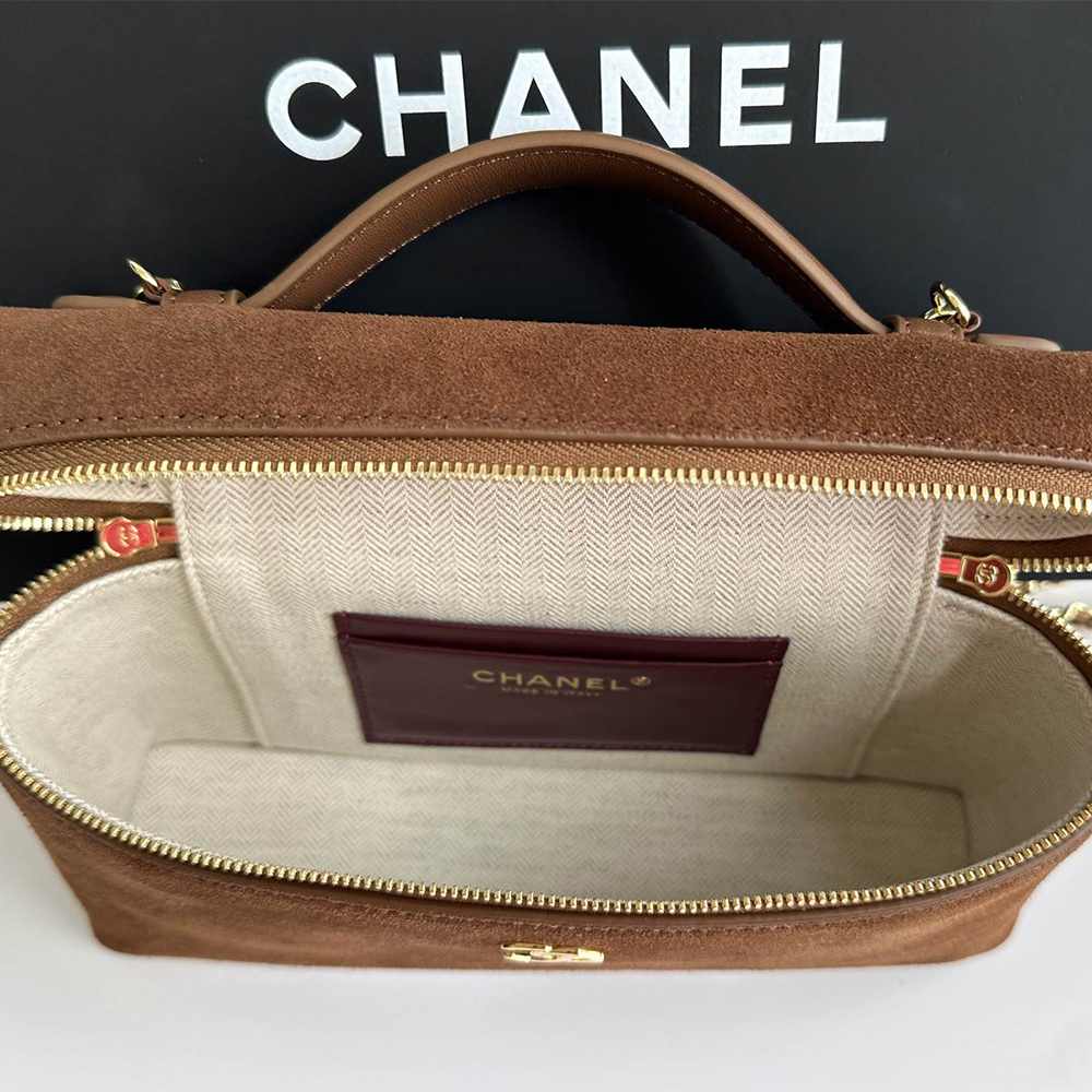 Chanel Large Vanity Suede