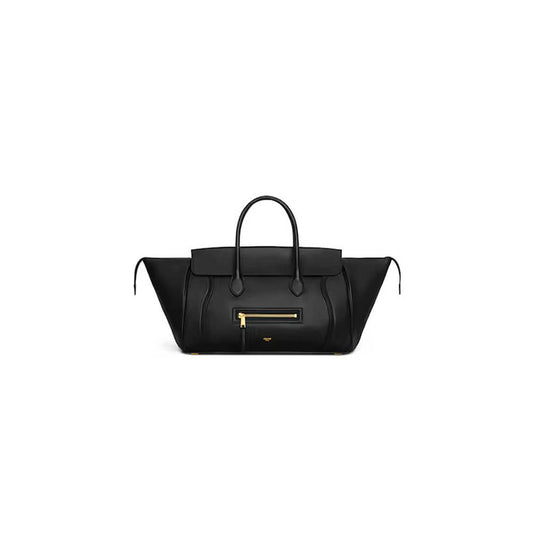 CELINE MEDIUM NEW LUGGAGE IN SUPPLE SHINY LAMBSKIN(HIGH-END GRADE)