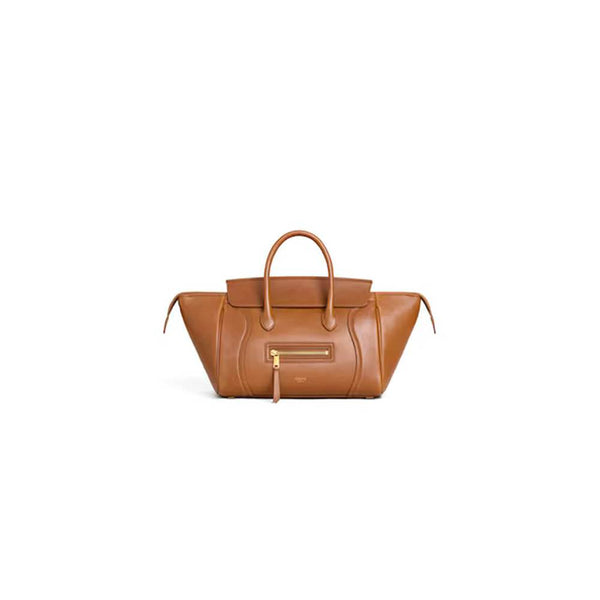 Celine small new luggage in supple shiny