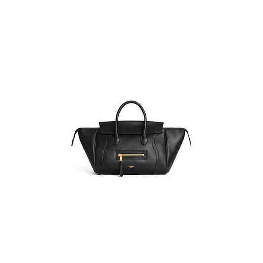 CELINE SMALL NEW LUGGAGE IN SUPPLE SHINY LAMBSKIN(HIGH-END GRADE)
