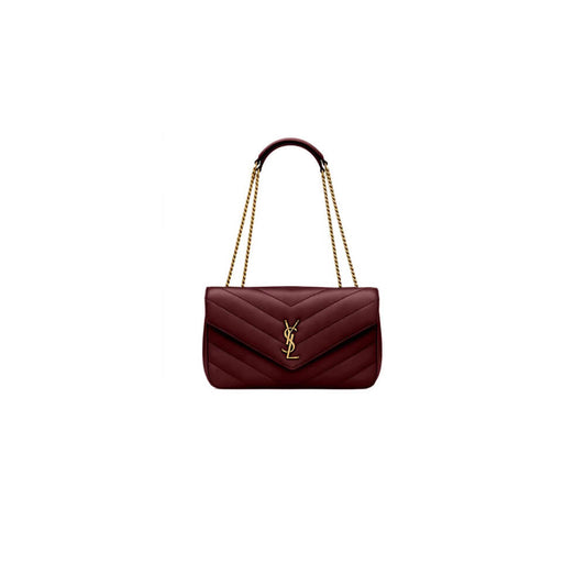 YSL LOULOU medium in MATELASSÉ lambskin(high-end grade)
