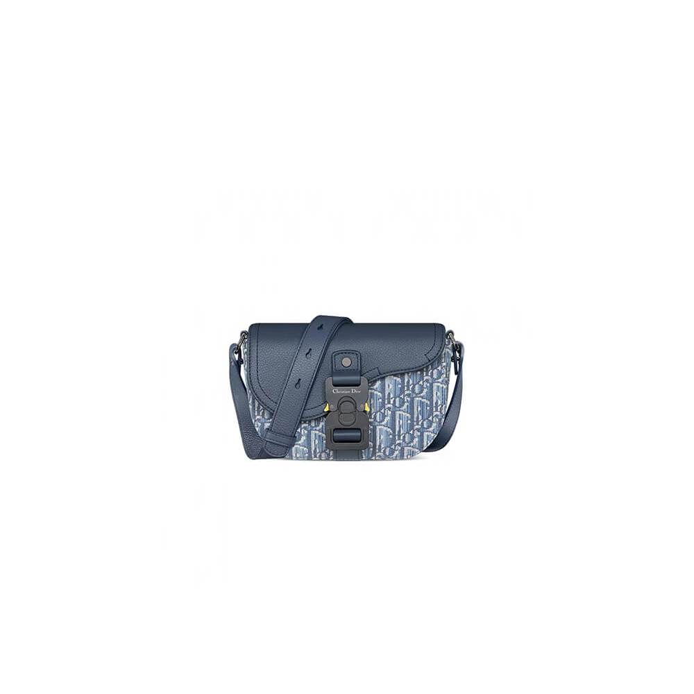 Dior Mini Saddle Messenger Bag with Flap