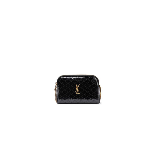 YSL GABY ZIPPERED POUCH IN LAMBSKIN