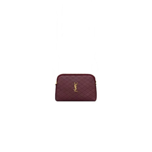 YSL GABY ZIPPERED POUCH IN LAMBSKIN