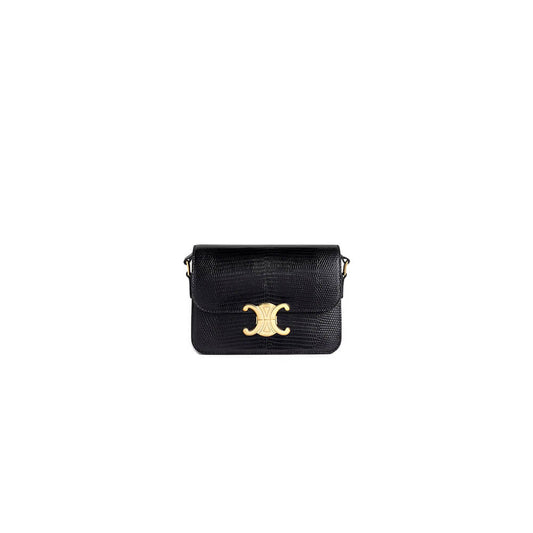CELINE TEEN TRIOMPHE lizard pattern handbag(HIGH-END GRADE)