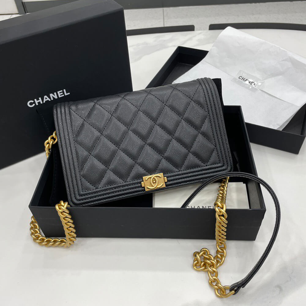 Chanel Boy Wallet On Chain