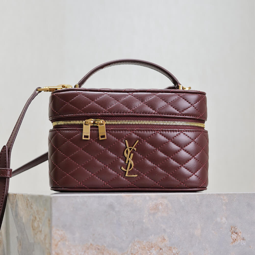 YSL GABY lambskin cosmetic bag