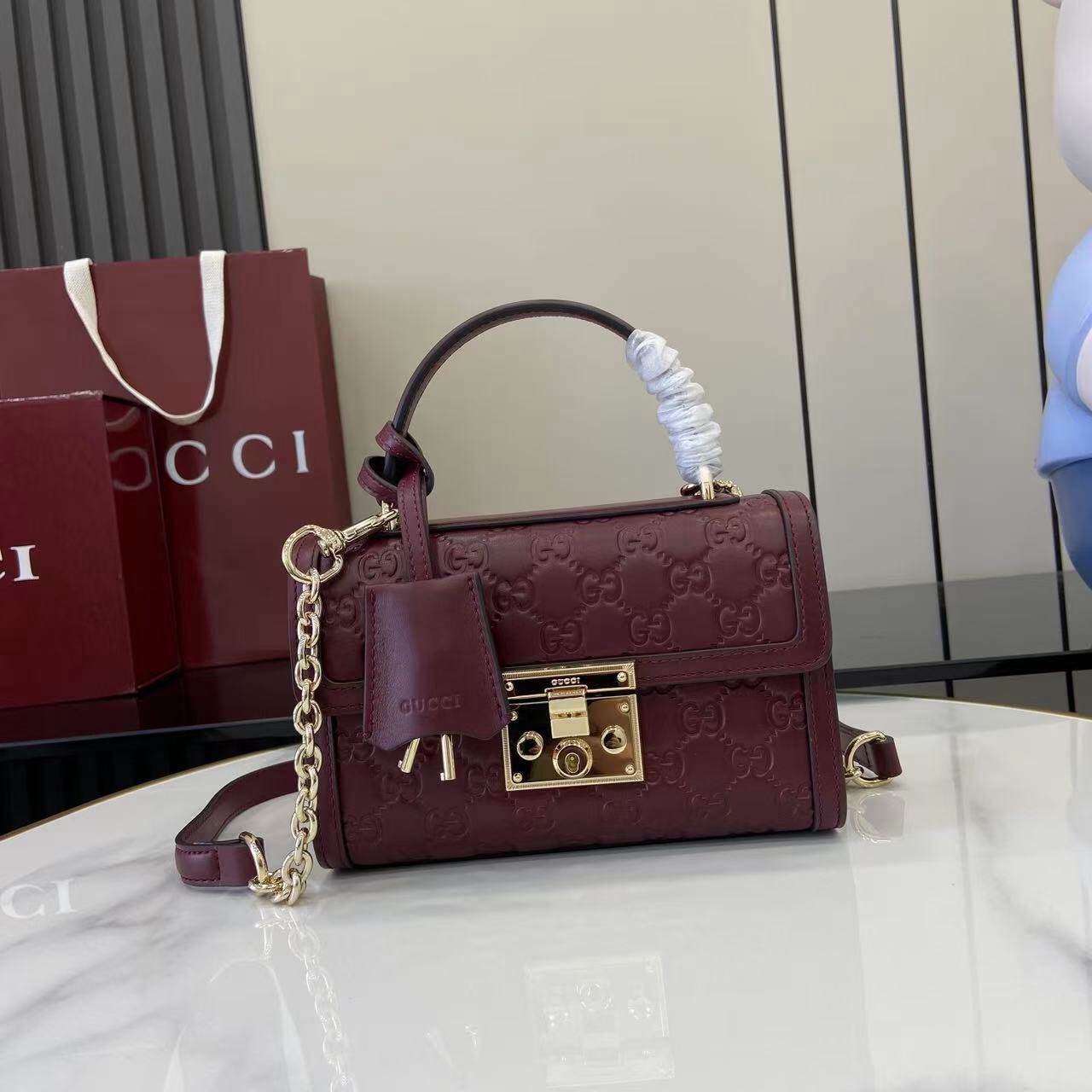 Gucci Padlock small top handle bag