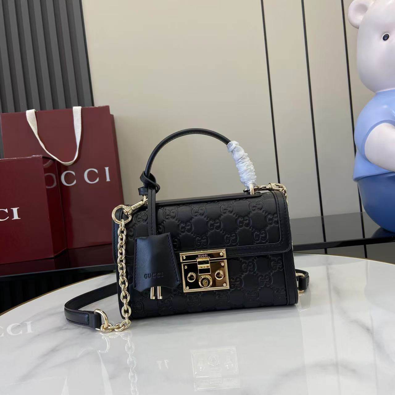 Gucci Padlock small top handle bag