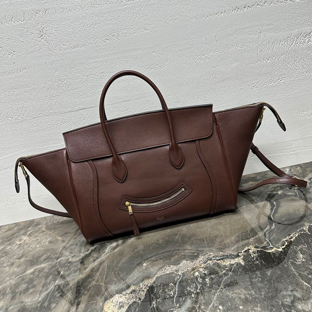 Celine medium new luggage in supple shiny
