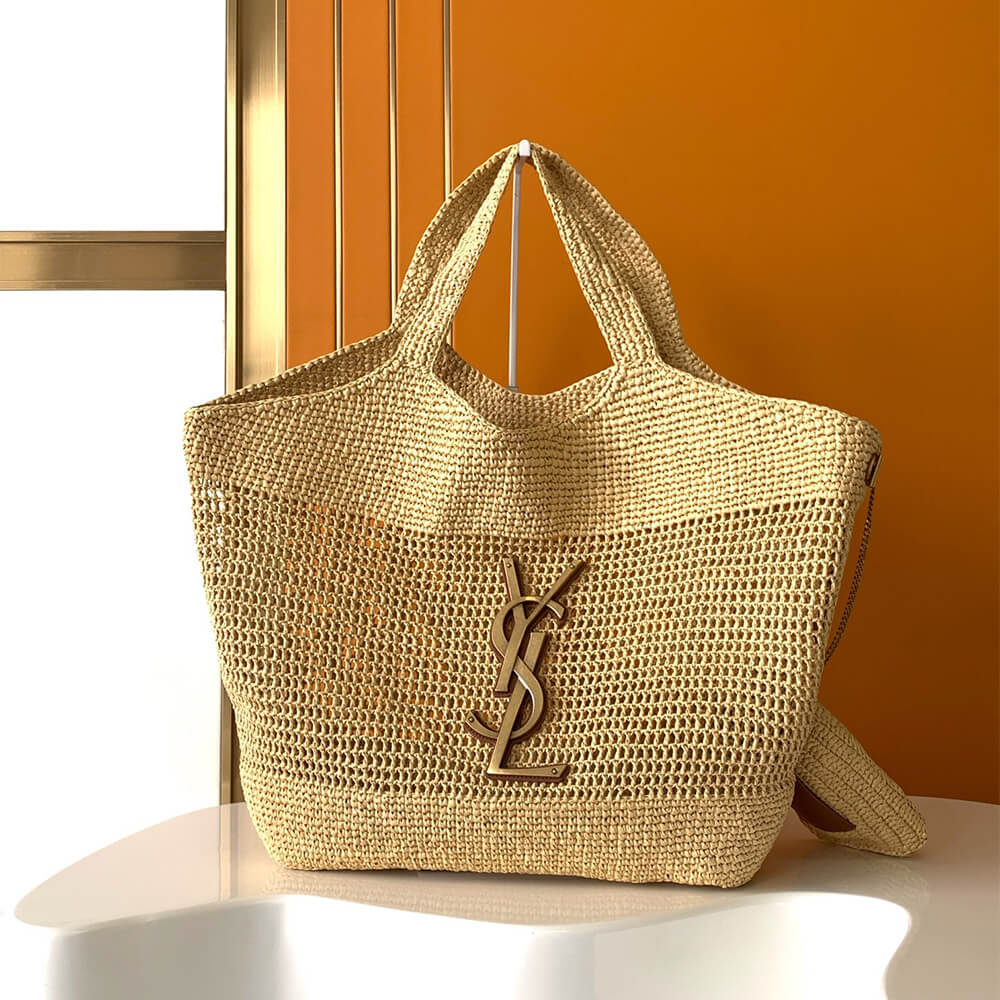 Ysl Icare in raffia