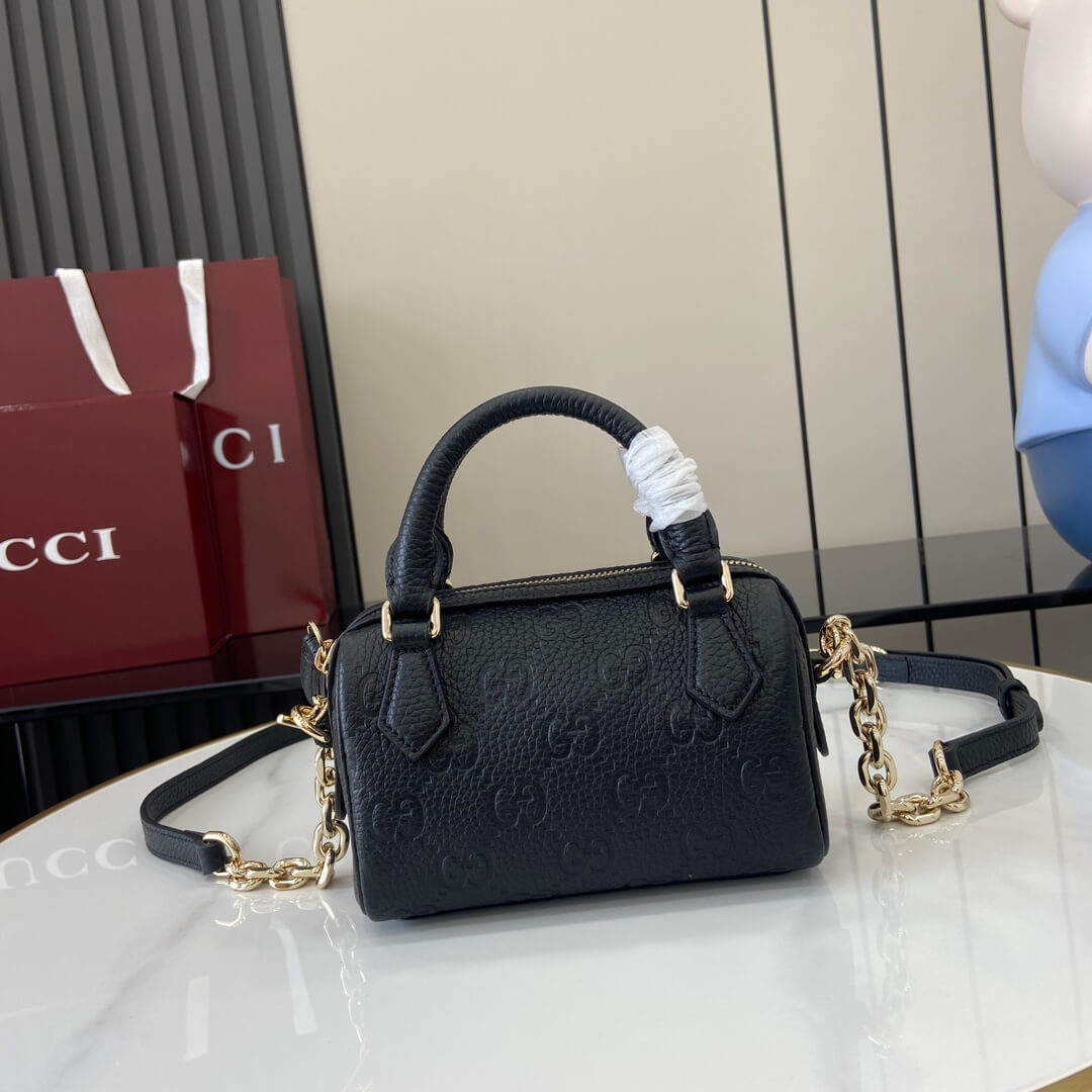 Gucci Emblem Mini Boston