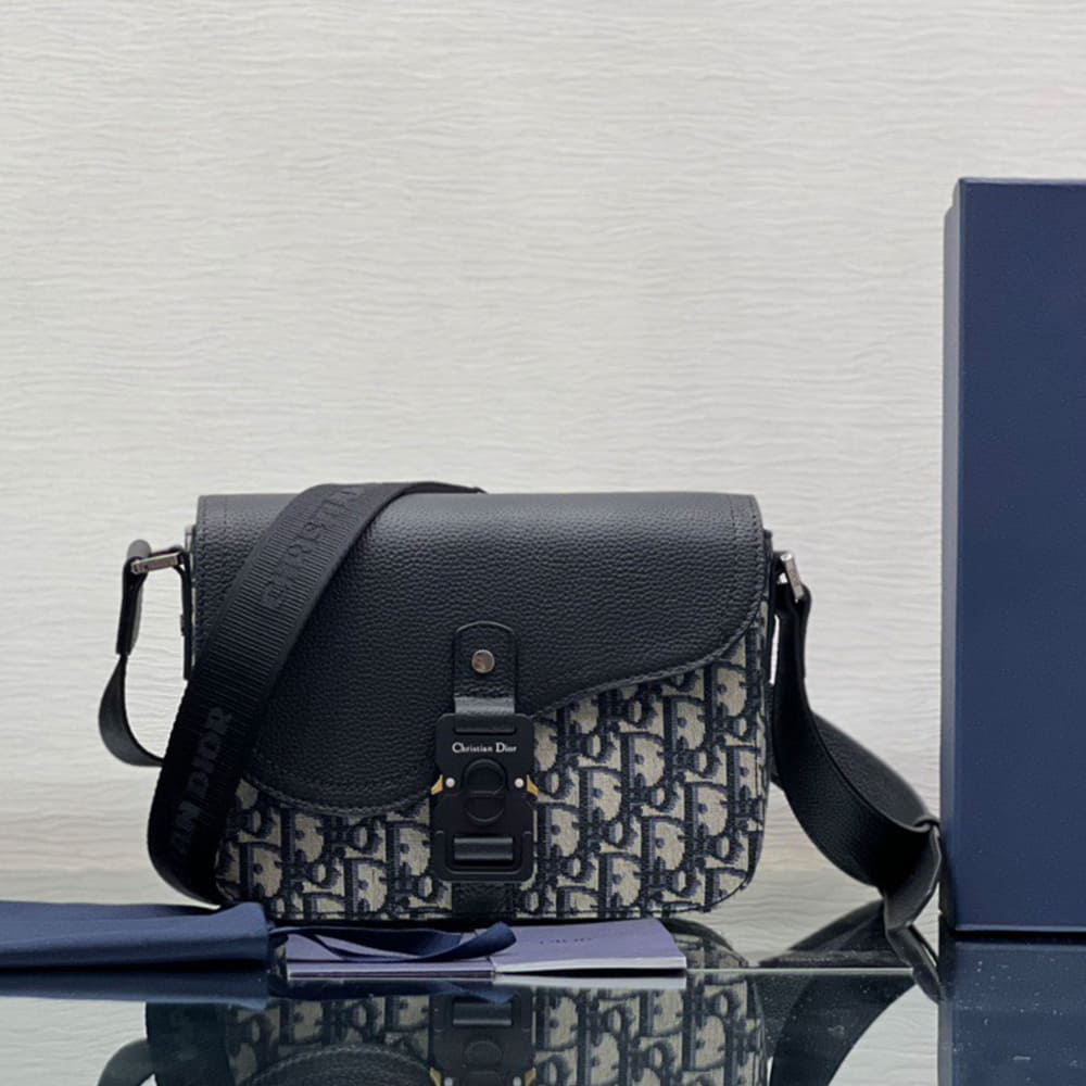 Dior Small Saddle Messenger Bag with Flap